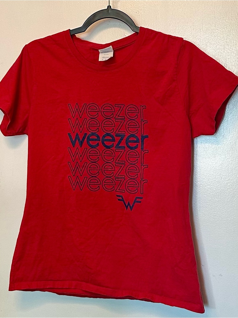 Weezer Red Graphic Tee by  - Women's Top